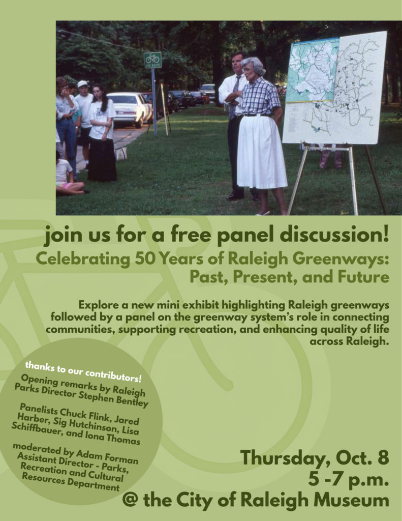 50 years of Raleigh Greenways — Arts & culture in City of Raleigh Museum